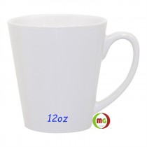 12oz Latte Sublimation Pure White Coated  Mugs  36pcs/case
